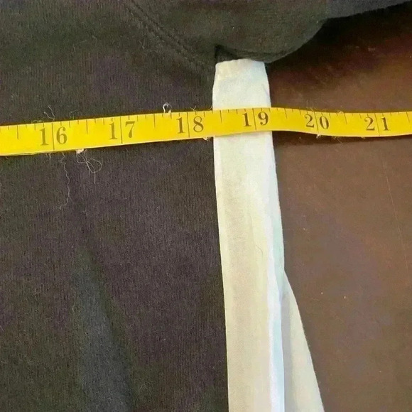 Donna Karan Active Black and White Sweatshirt Front/Dress Shirt Back Dress Small - Picture 9 of 11